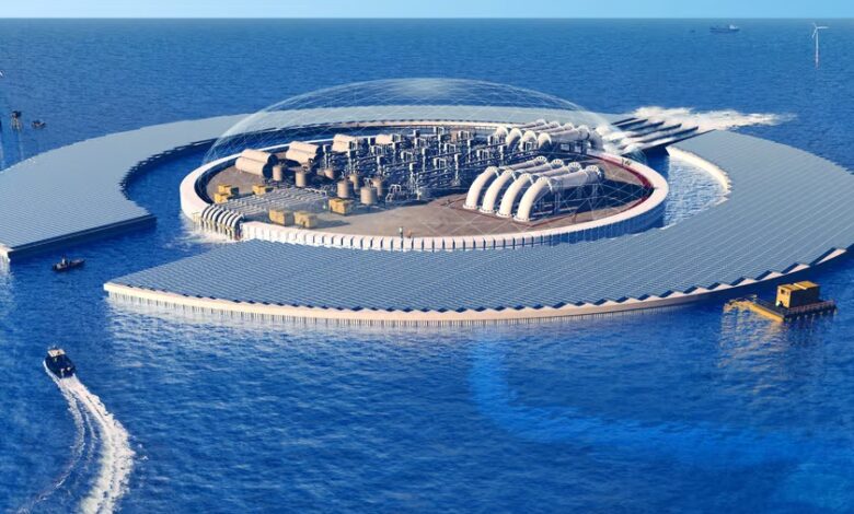 حذف هزاران تن دی اکسید کربن از اقیانوس با تاسیسات دریایی