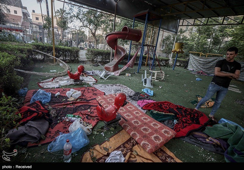 حمله صهیونیست‌ها به بیمارستان غزه 1