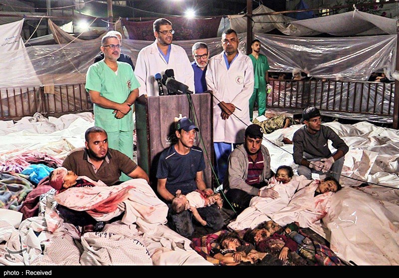 حمله صهیونیست‌ها به بیمارستان غزه 11