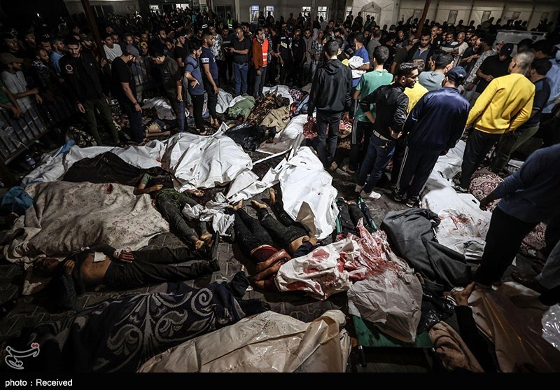 حمله صهیونیست‌ها به بیمارستان غزه 13