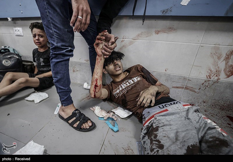 حمله صهیونیست‌ها به بیمارستان غزه 15