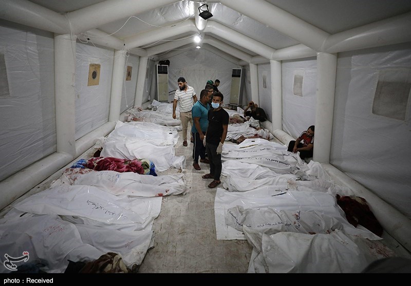 حمله صهیونیست‌ها به بیمارستان غزه 16