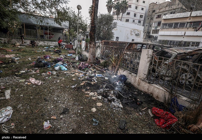 حمله صهیونیست‌ها به بیمارستان غزه 19