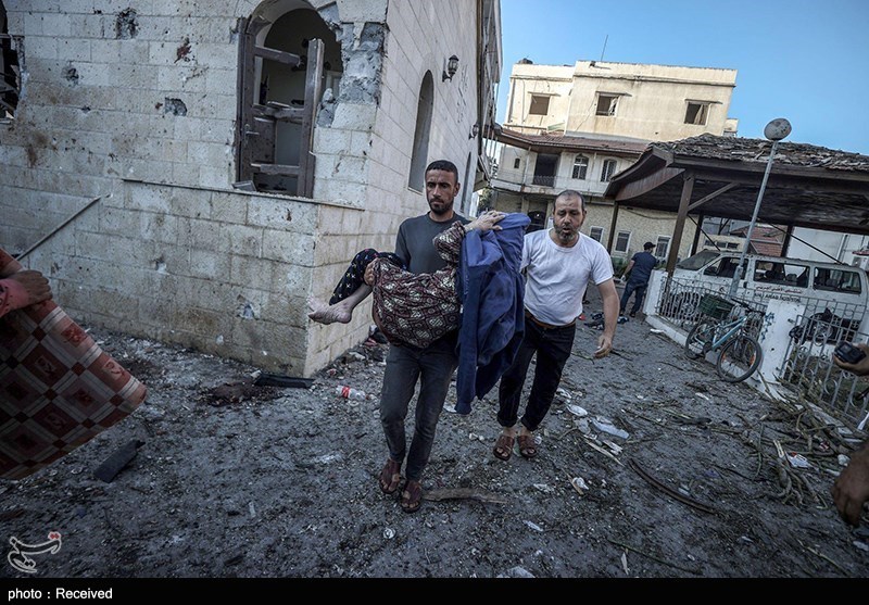 حمله صهیونیست‌ها به بیمارستان غزه 6