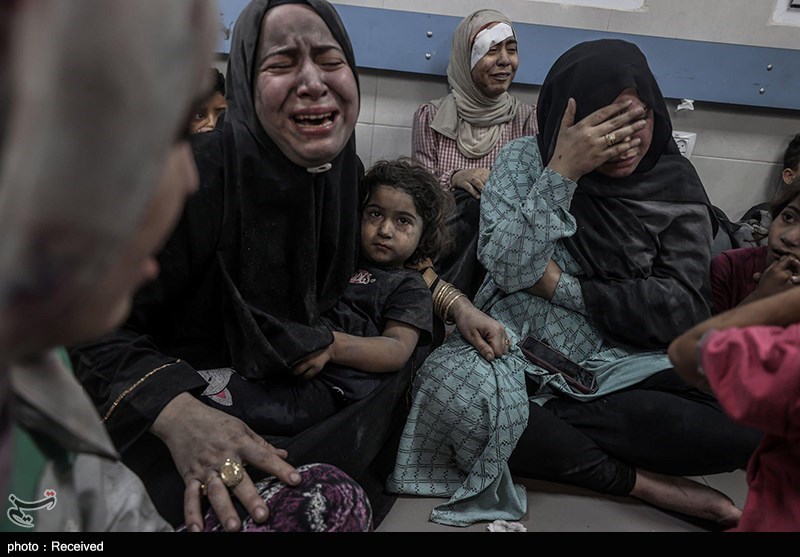 حمله صهیونیست‌ها به بیمارستان غزه 7