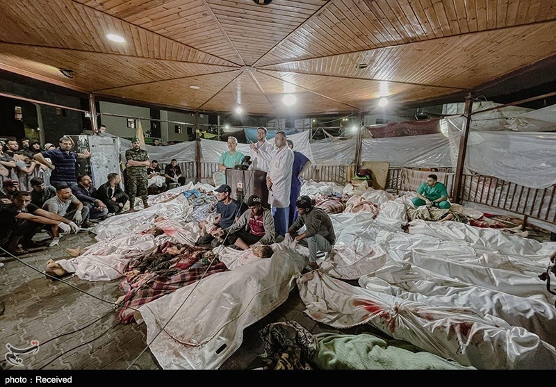 حمله صهیونیست‌ها به بیمارستان غزه 9
