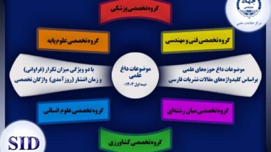 موضوعات روز علمی