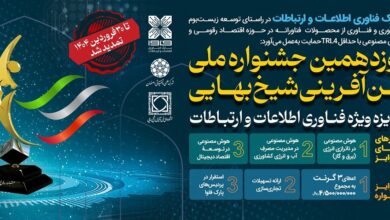 نوزدهمین جشنواره ملی فن آفرینی شیخ بهایی