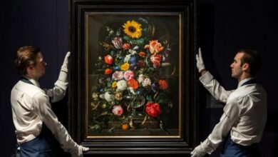 «طبیعت بی‌جان گل‌ها»(حدود ۱۶۷۴) از «یان داویدز. دِ هیم»(Jan Davidsz. de Heem)