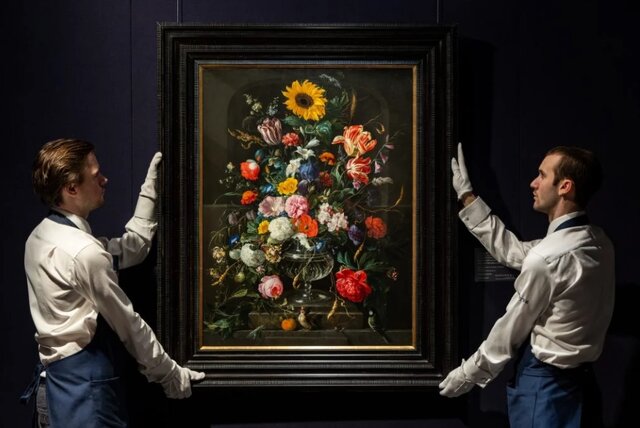 «طبیعت بیجان گلها»(حدود ۱۶۷۴) از «یان داویدز. دِ هیم»(Jan Davidsz. de Heem)